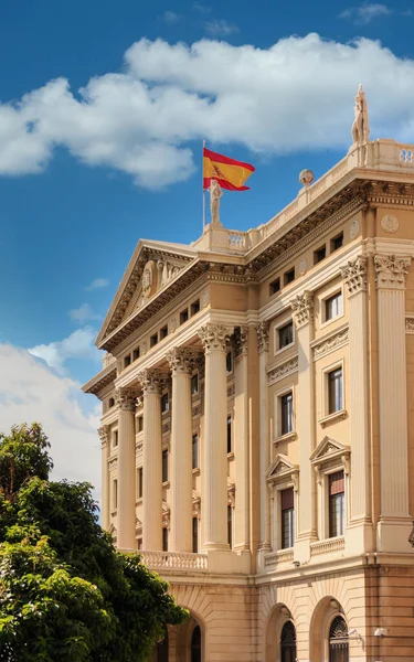 Neues Klassisches Gebäude Barcelona Auf Rambla — Stockfoto