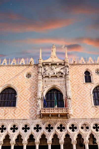 Window Arches Venice Doges Palace — Stock Photo, Image