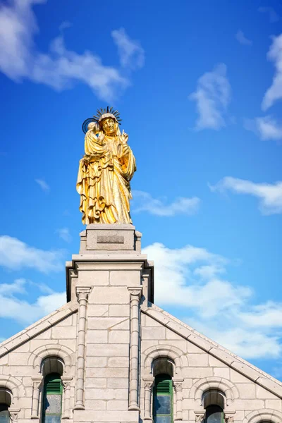 Gold Jesus with Child — Stock Photo, Image