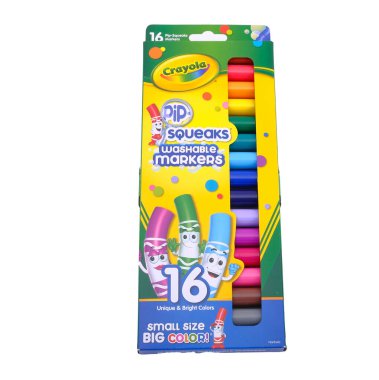 Crayola Pip Ciyaklıyor Yıkanabilir İşaretler