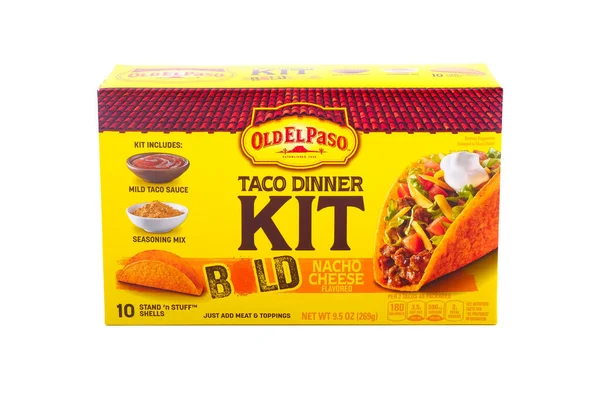 Altes El Paso Taco Dinner Kit — Stockfoto