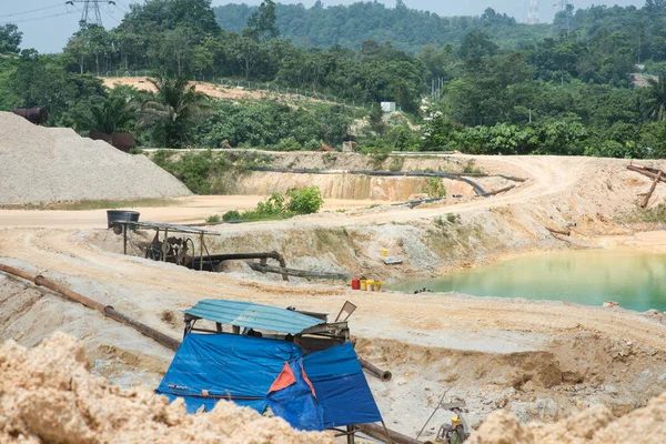 Sand Quarry Malaysia — Stock Photo, Image