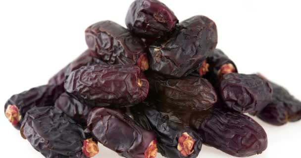 Pile Fresh Dried Date Fruits Footage Video — Stock Video