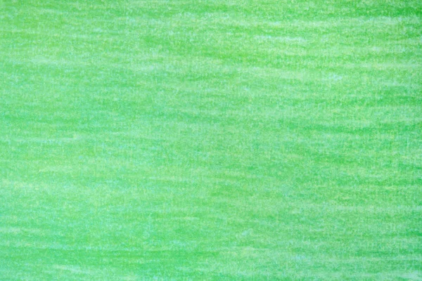 Green pencil drawings on white paper background texture.