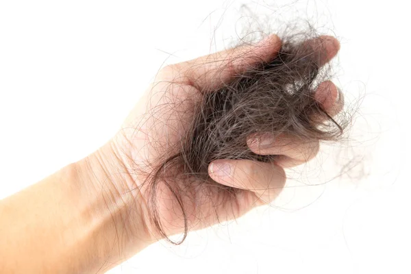 Χαμένα μαλλιά απομονωμένες — Φωτογραφία Αρχείου