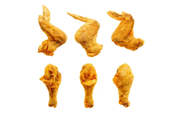 Original recept stekt kycklingar isolerade. — Stockfoto