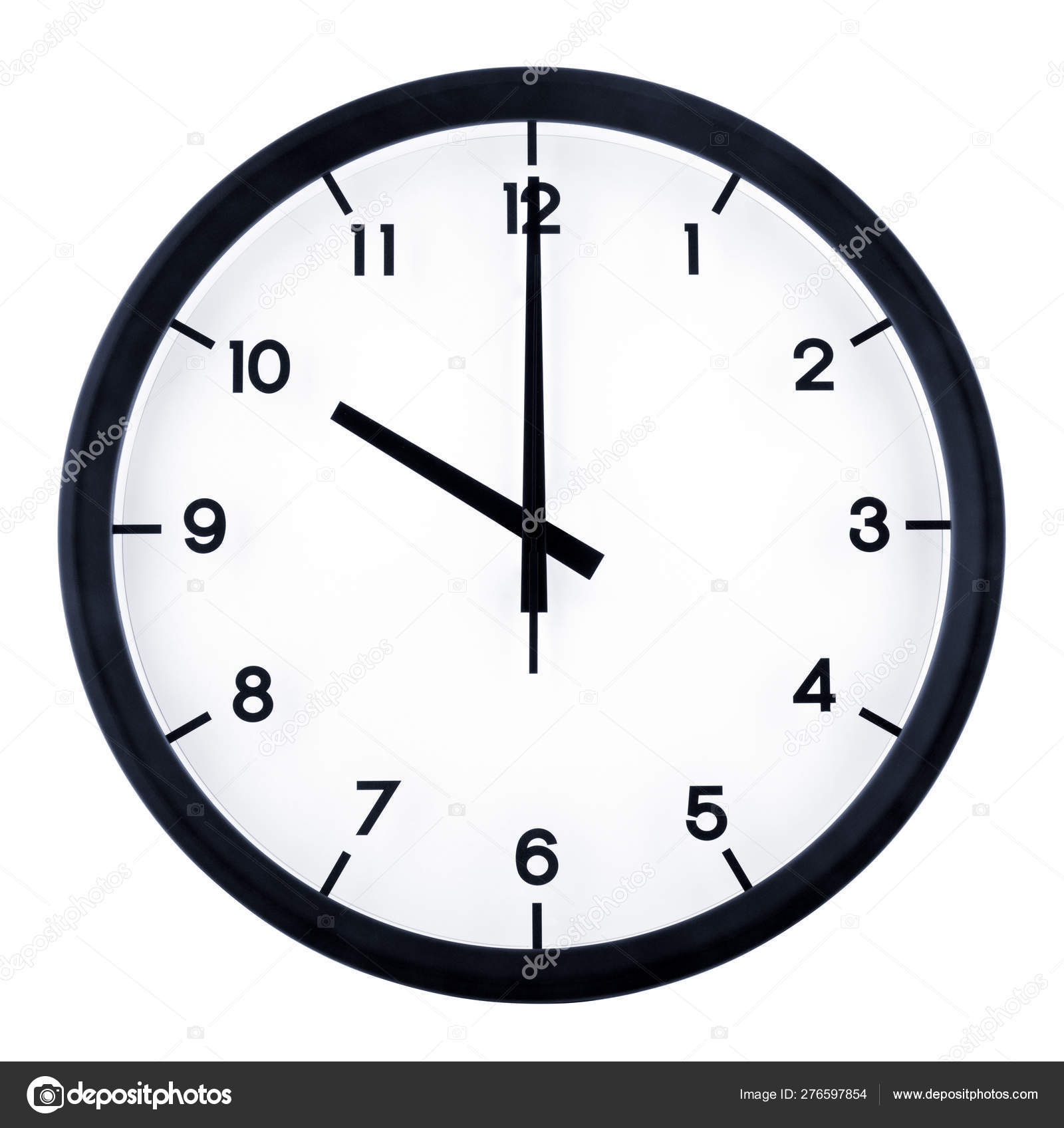 10点 半晚10点钟模拟时钟图标库存例证. 插画包括有时钟, 例证, 其次, 陈列