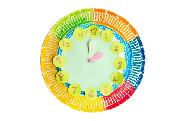 Разноцветные часы для детей — стоковое фото