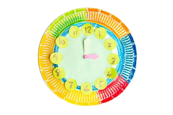 Разноцветные часы для детей — стоковое фото