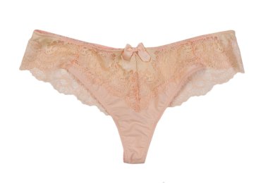 Dantelli külot. Beyaz arka plan üzerinde izole.