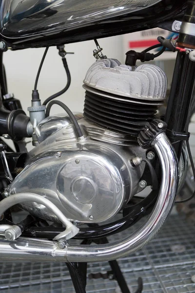 Мотоциклетний Двигун Крупним Планом Хорошому Стані — стокове фото