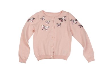 Yün kadın kazak. Beyaz arka plan üzerinde izole