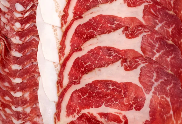 Hamon Carne Primer Plano Corte —  Fotos de Stock