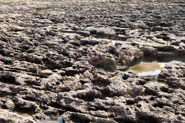 Πέτρα Φόντο Ίχνη Από Διάβρωση Από Θαλασσινό Νερό — Φωτογραφία Αρχείου