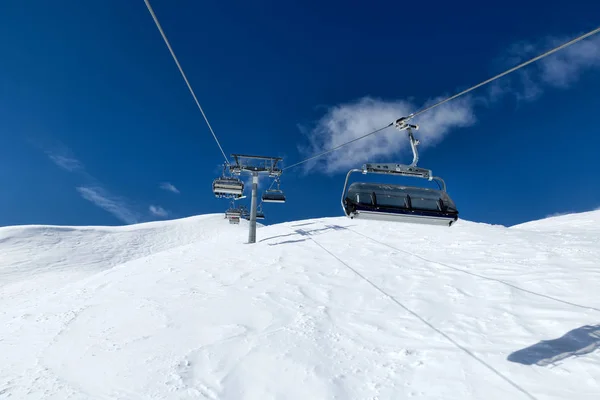 Kabelbaan Het Resort Van Sölden Oostenrijk — Stockfoto