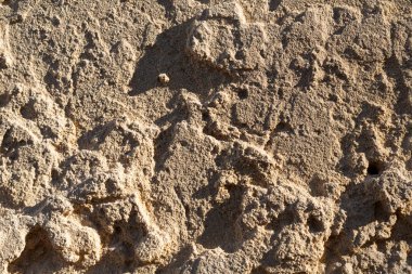 Doku arka planını kumtaşı güneş ışığı altında