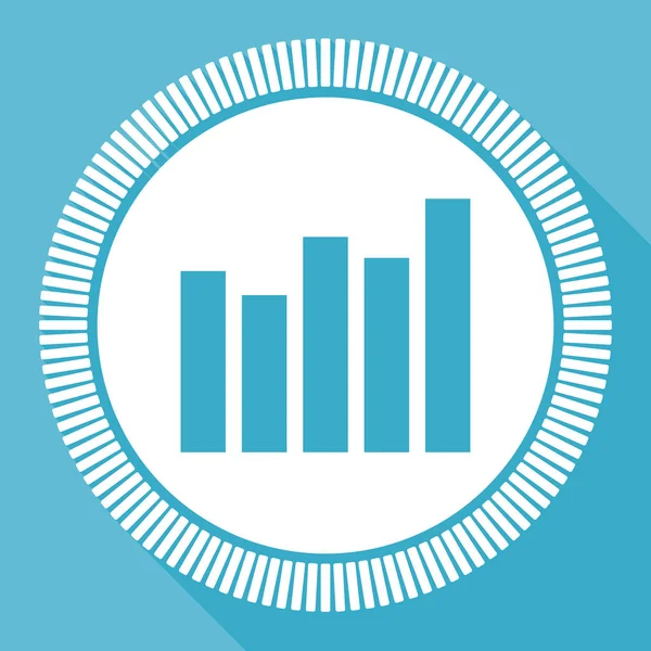 Gráfico Editável Ícone Vetorial Plana Botão Web Quadrado Computador Azul — Vetor de Stock