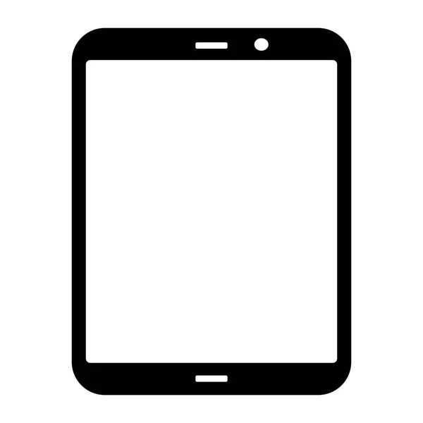 Illustration Simple Vectorielle Tablette Modifiable — Image vectorielle