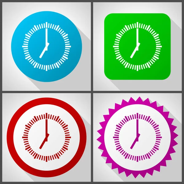 Vector Icons Options Time Flat Design Icon Set Easy Edit — Stock Photo, Image