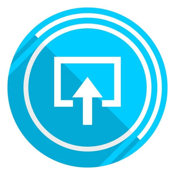 Saisissez l'icône Web bleue de conception plate, illustration vectorielle facile à éditer pour le webdesign et les applications mobiles — Image vectorielle
