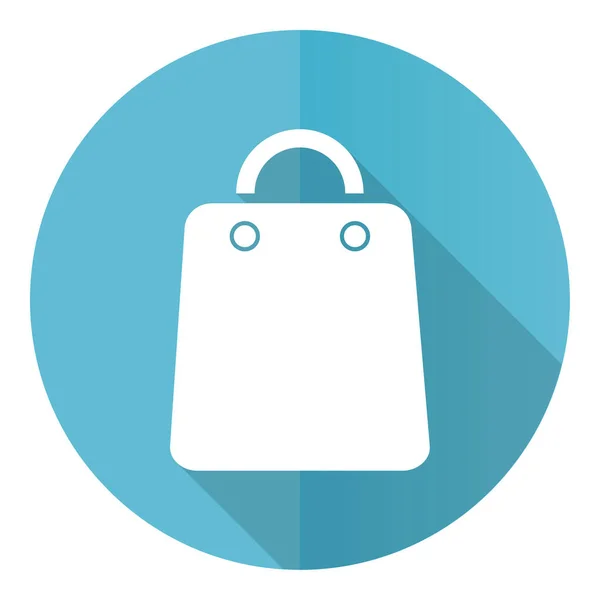 Sale Bag Blue Vector Icon Flat Design Illustration Eps — Stock Photo, Image