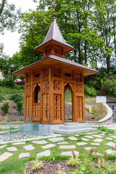 Krynica Zdroj Poland August 2020 Old Wooden Pump Room Jan — Stock Photo, Image