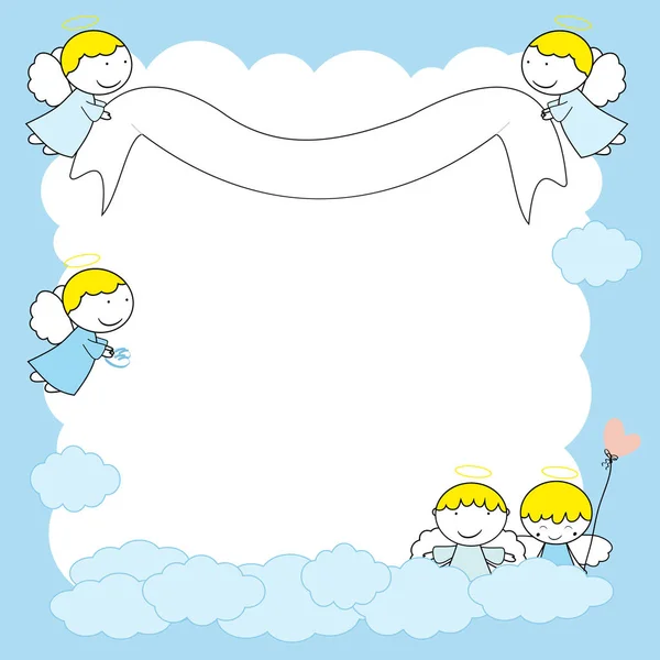 Angelitos para bautismo imágenes de stock de arte vectorial | Depositphotos Angelitos para bautismo imágenes de stock de arte vectorial | Depositphotos