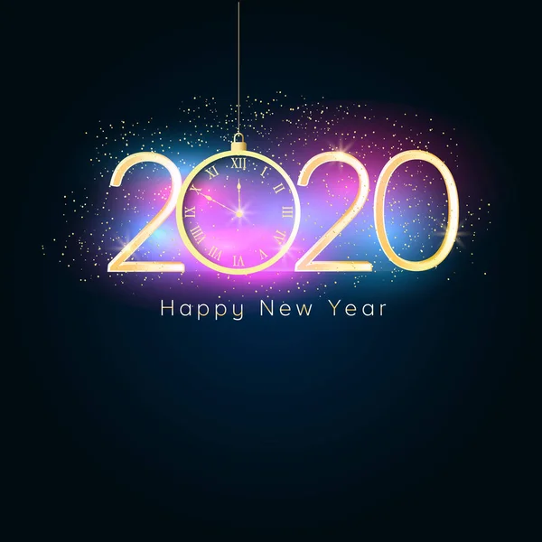 Gott nytt år 2020 — Stock vektor