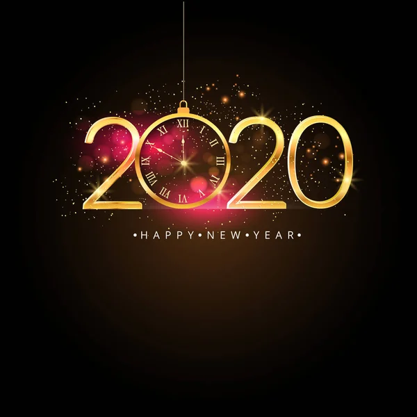 Felice anno nuovo 2020 Vettoriale Stock