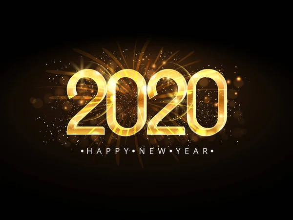 Feliz ano novo 2020 — Vetor de Stock