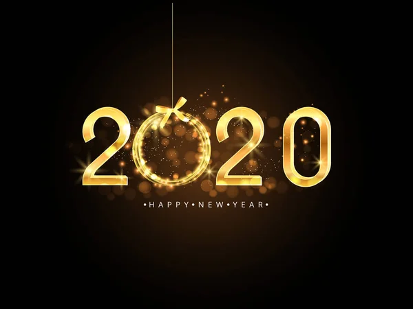 快乐的新年2020 免版税图库矢量图片