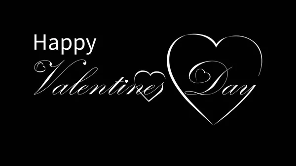 Día de San Valentín caligrafía diseño, vector de texto — Foto de Stock