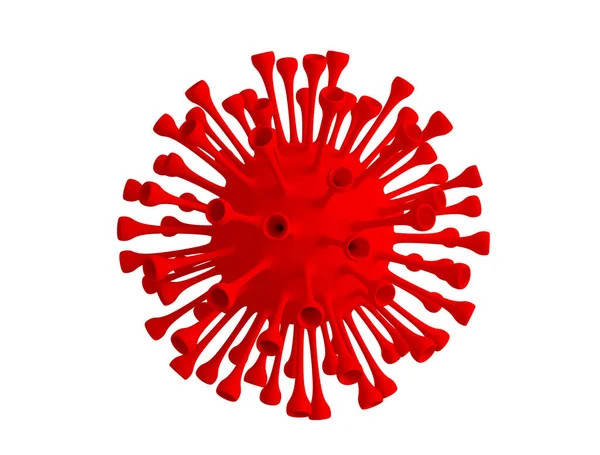 Virus Corona Covid Sous Fond Microscope — Photo