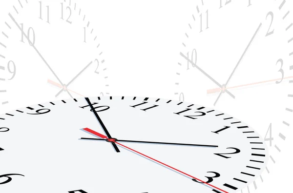 Résumé Fond Horloge Illustration Vectorielle — Image vectorielle