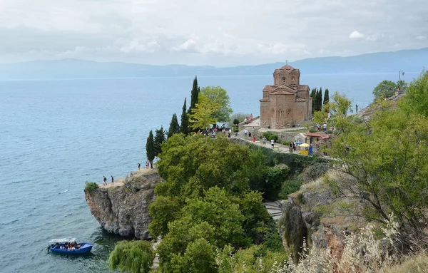 Aziz Jovan Kaneo Ohri Gölü Makedonya — Stok fotoğraf