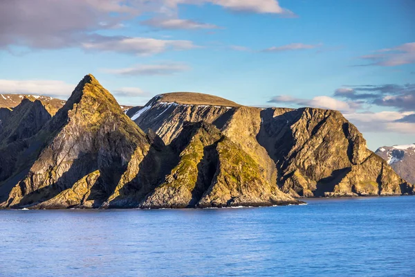 Hermosa Vista Del Norte Noruega Cerca Alta — Foto de Stock