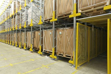Raf sistemi ile toplu Palltes soğuk hava deposu depo