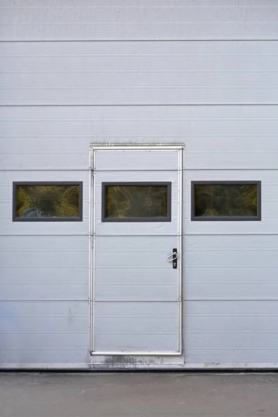 Tür Für Menschen Großen Frachttüren — Stockfoto