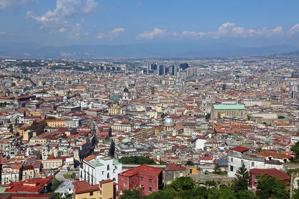 Güneşli Bir Gün Cityscape Campania Talya Napoli — Stok fotoğraf