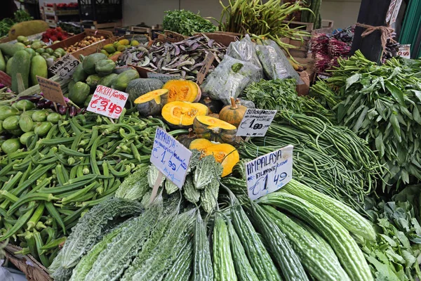 Vegetables Asia Africa Farmers Market Italy — Stock Photo, Image