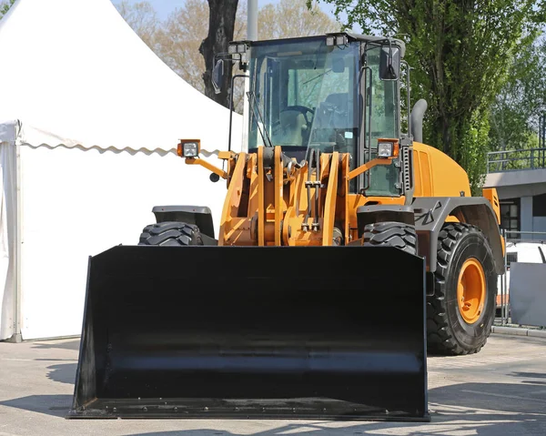 Frontlader Bagger Baumaschinen — Stockfoto