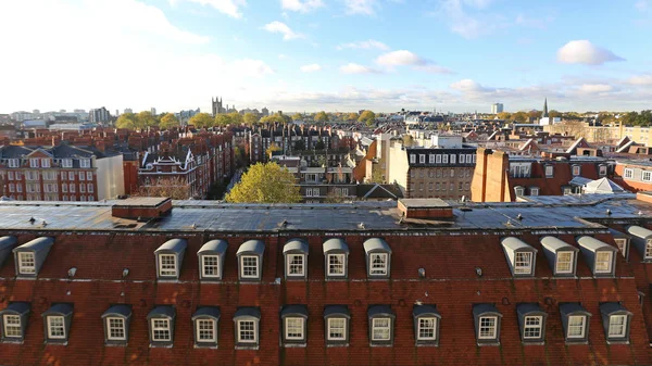 Vista Sobre South Kensington Roofs Londres — Fotografia de Stock