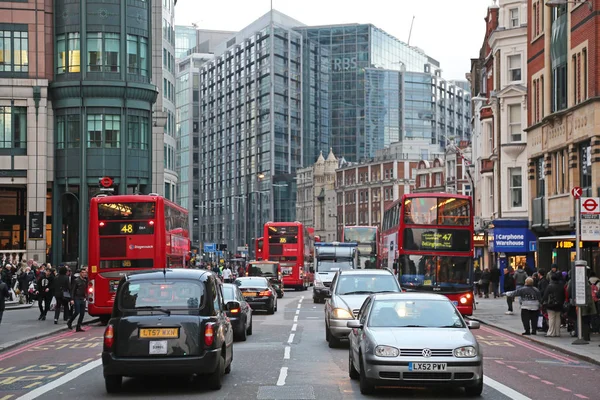 Лондон Объединенный Кингдом Ноября 2013 Royal Bank Scotland Bishopsgate Street — стоковое фото