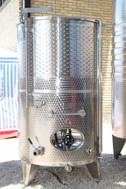 Paslanmaz çelik büyük Vinificator Tank Silo