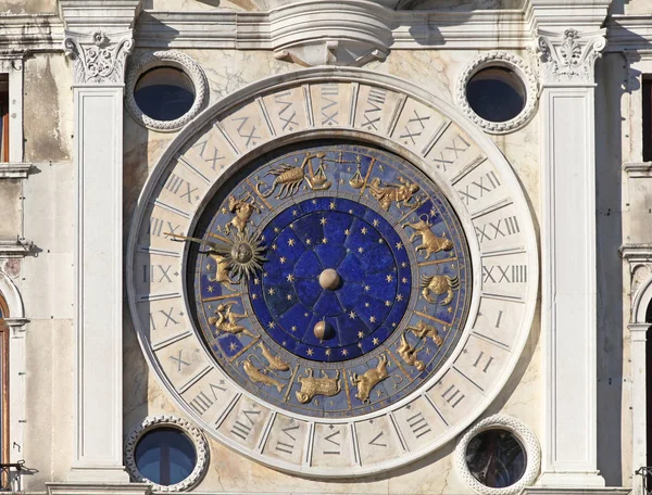 Marks Klok Met Zodiac Dial Venetië — Stockfoto