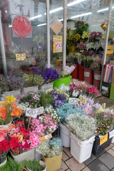 Flores Frescas Tienda Floristería — Foto de Stock