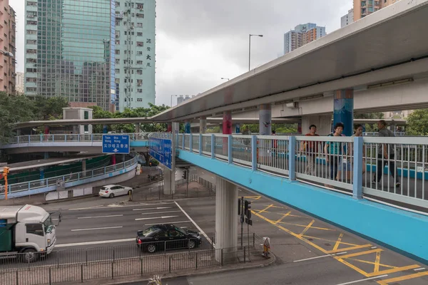 Kowloon Hong Kong Апреля 2017 Года Cherry Street Lounge Overpass — стоковое фото