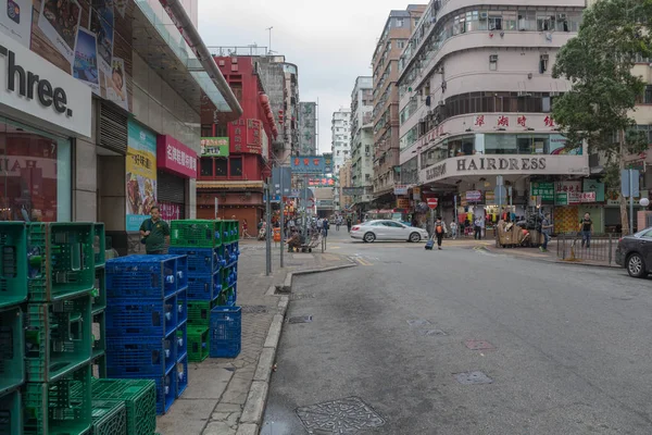 2017年4月21日 香港九龙旺角的水瓶箱运送 — 图库照片