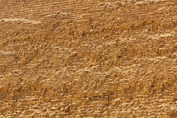 Antigua Pirámide Khafre Textura Piedra Giza — Foto de Stock
