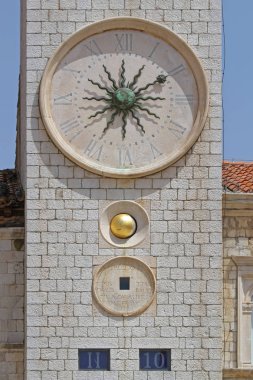 Saat Kulesi tarihi Stradun Dubrovnik Hırvatistan